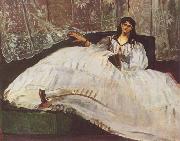 Edouard Manet Dame mit Facher Spain oil painting artist